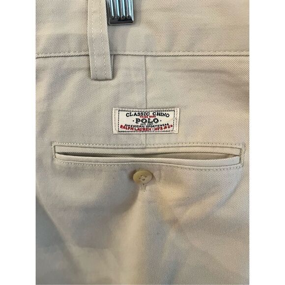Polo by Ralph Lauren Stone Andrew Pant Pleated sz 42/30 EUC - Picture 6 of 7
